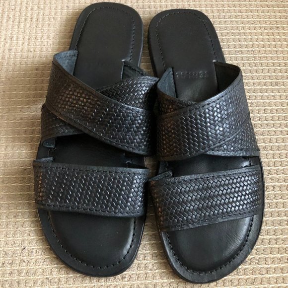 Lloyd Men\'s Black Leather Sandals. main image 6